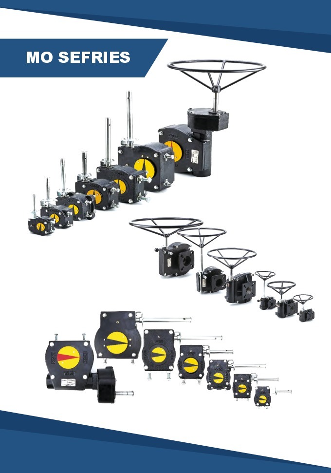 MO Series · Full Range — Valve gearbox – all sizes from MEI Precision Flow Tech